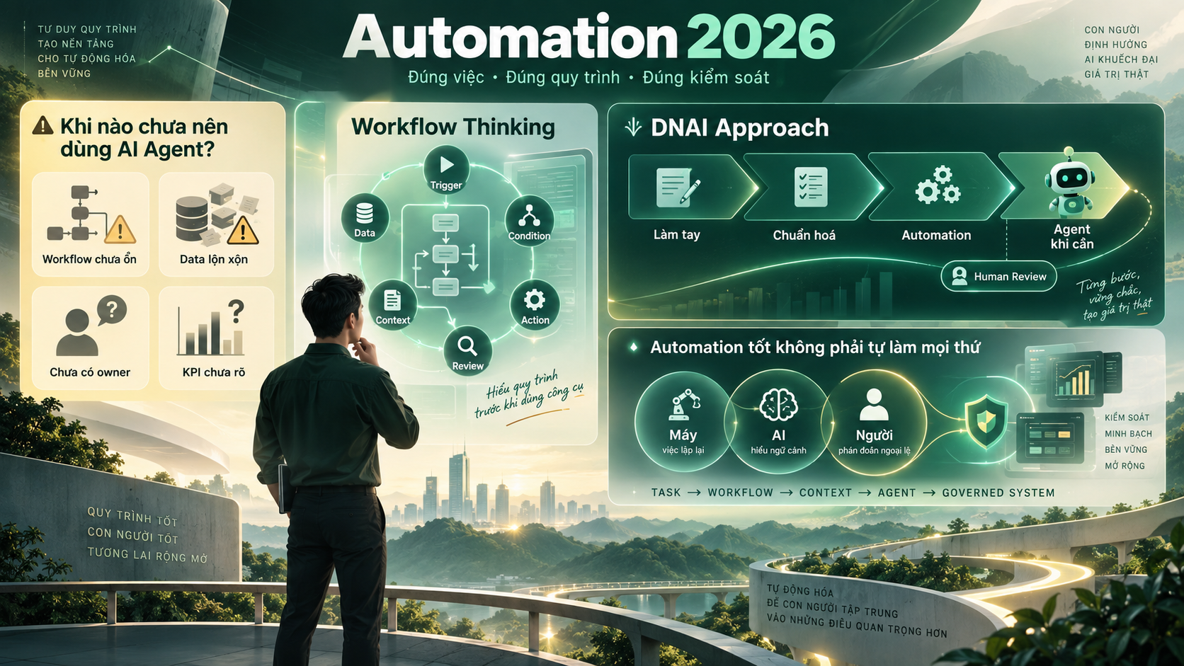 Automation xu hướng 2026 khác tự động hóa truyền thống ở đâu?