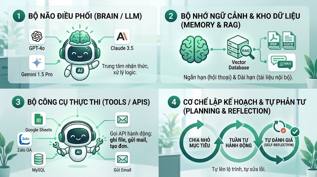 AI Agent là gì và vì sao chúng ta nên học ở kỷ nguyên thay đổi doanh nghiệp hiện nay?