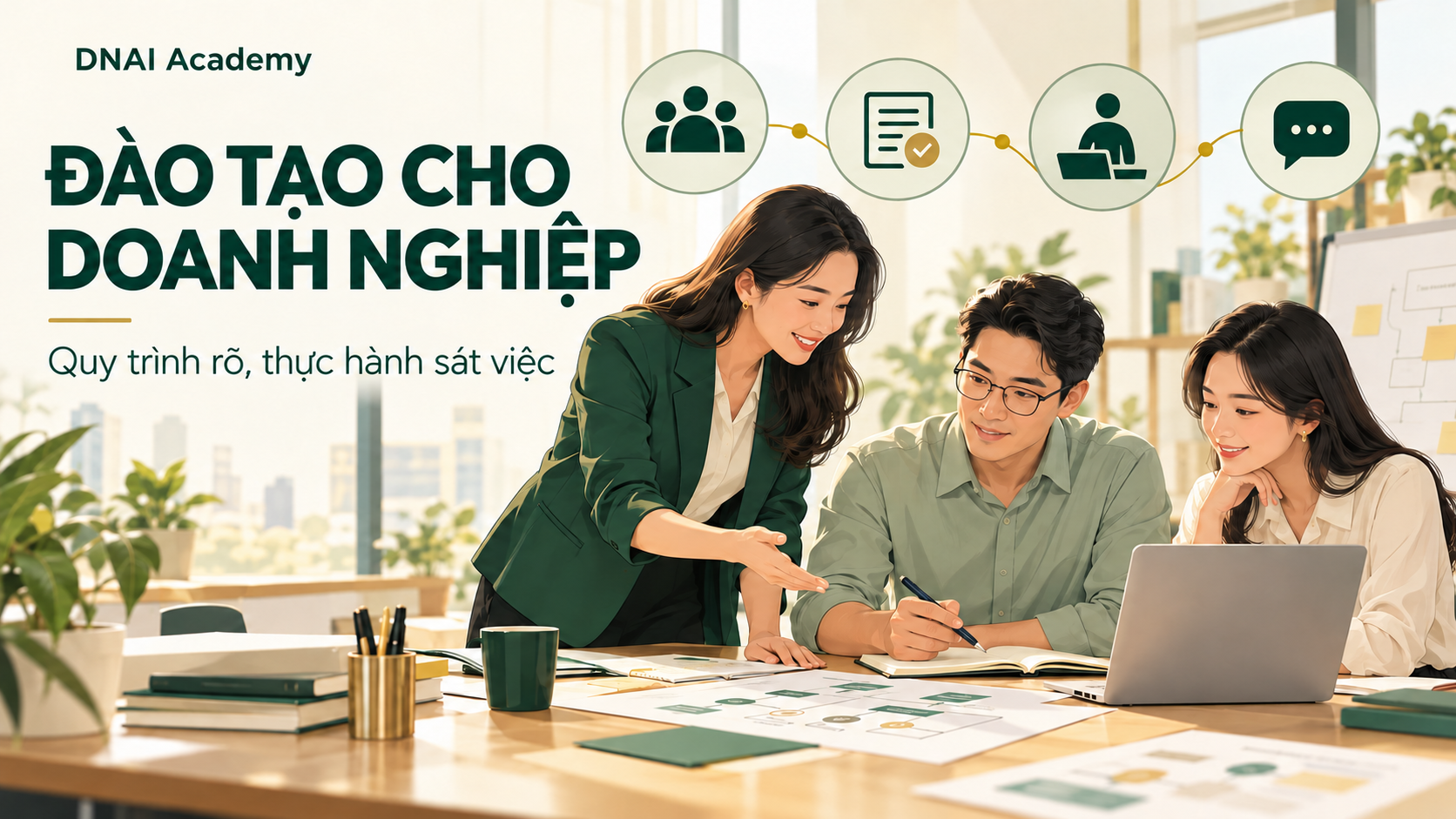 Doanh nghiệp đang cần đào tạo con người hay huấn luyện AI?