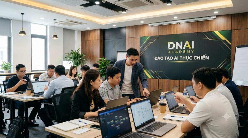 Khóa học đào tạo AI tại DNAI Academy có gì?