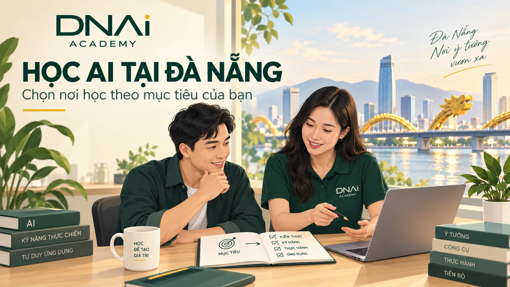 Chọn nơi học AI từ mục tiêu và công việc của người học