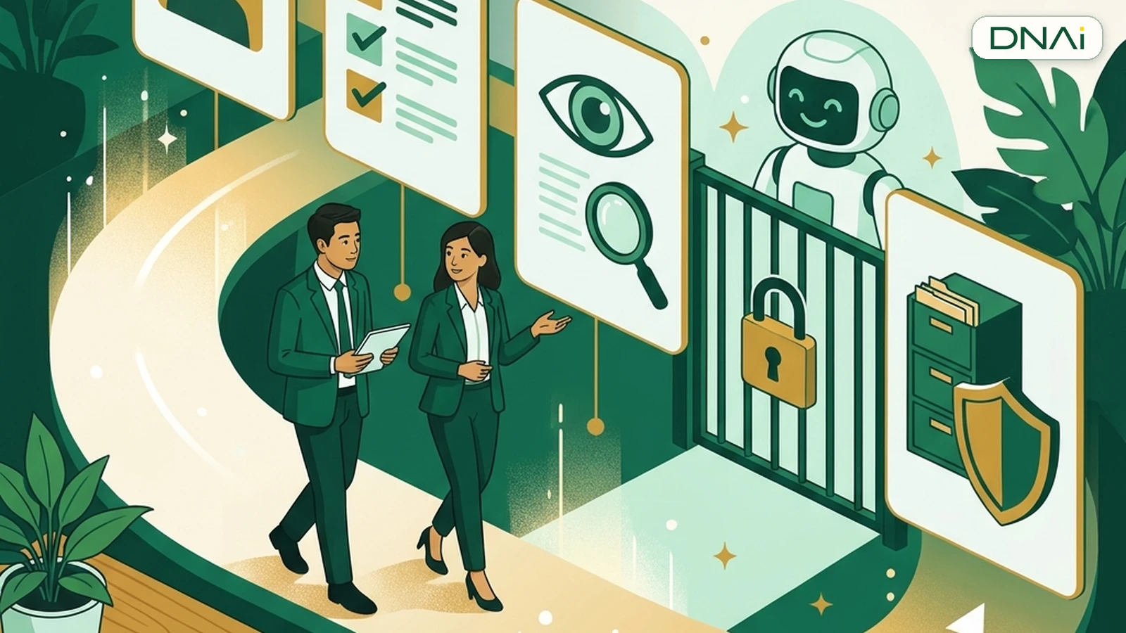 Nhân sự cùng kiểm duyệt luồng dữ liệu, AI và kho lưu trữ an toàn